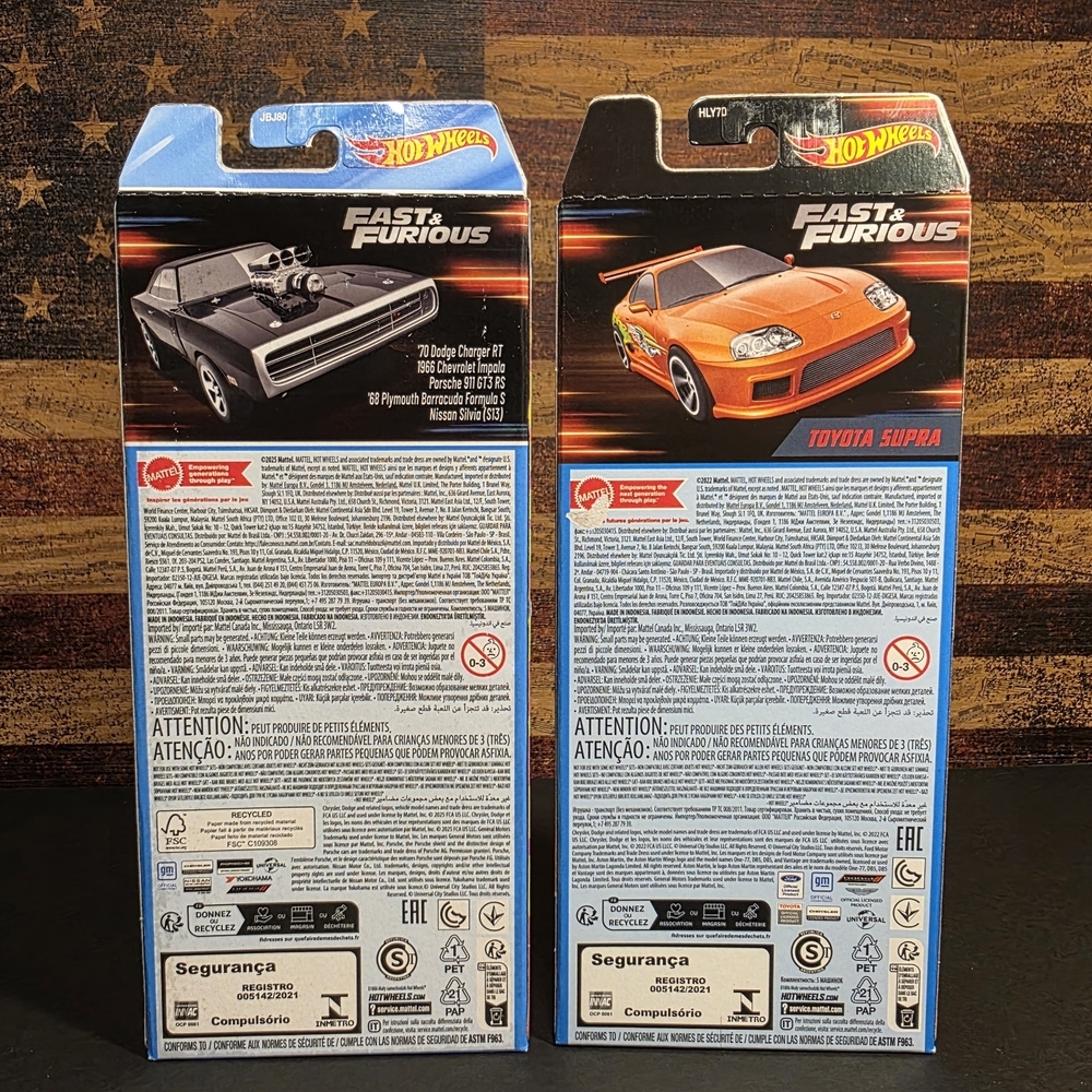 Hot Wheels Fast & Furious 2×5 Pack Diecast Cars - Picture 3 of 3